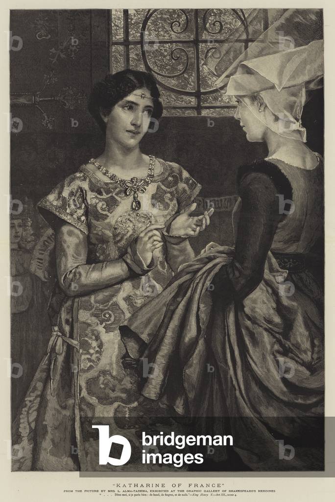 Katharine de France (gravure)