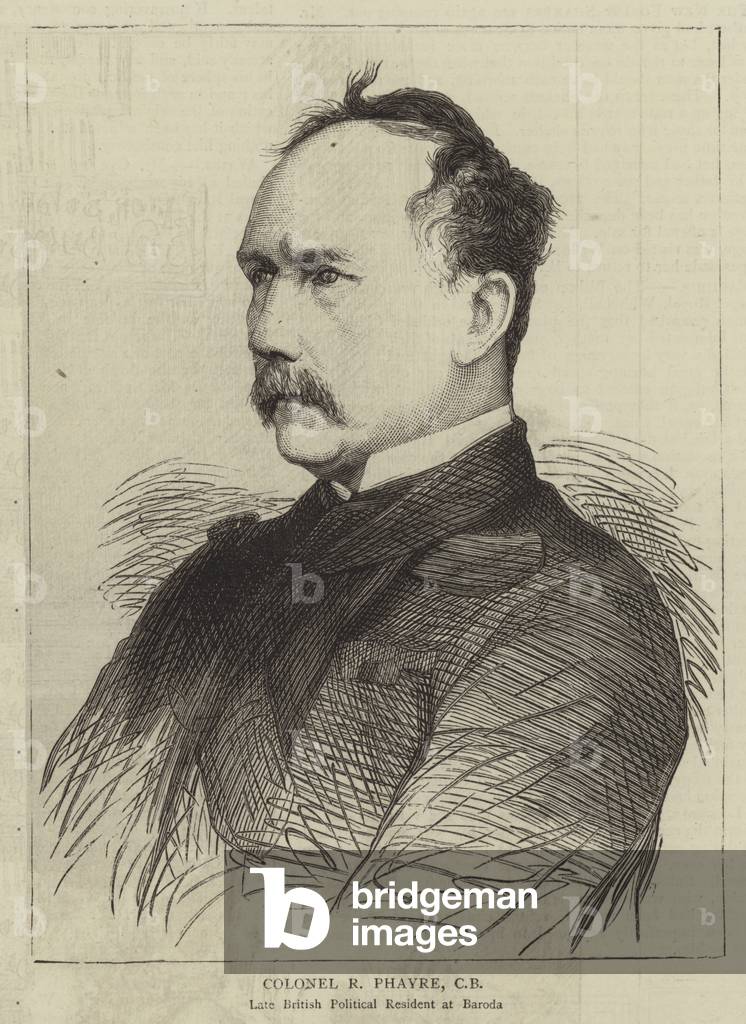 Colonnello R Phayre, CB (incisione)