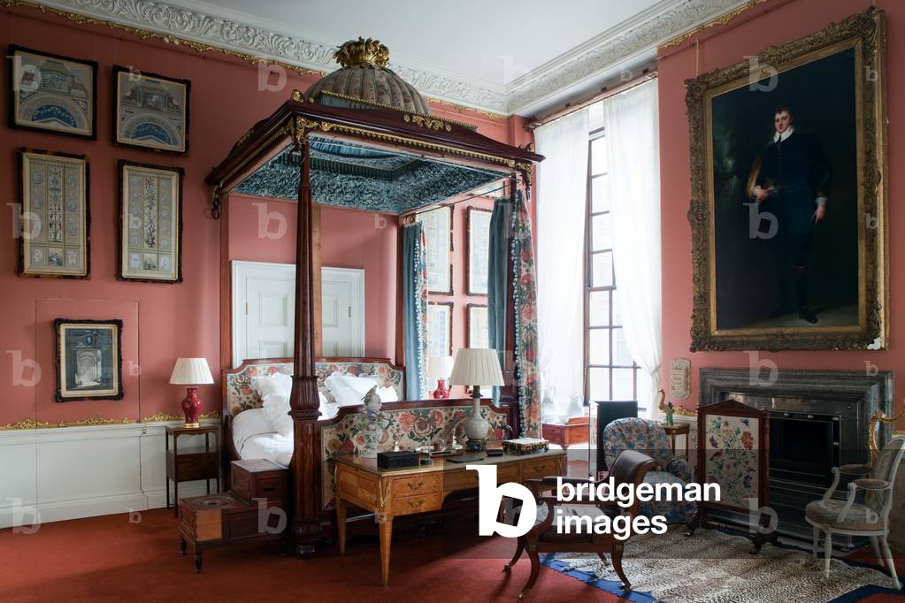 Queen of Scots Bedroom, Chatsworth House, Derbyshire (Foto)