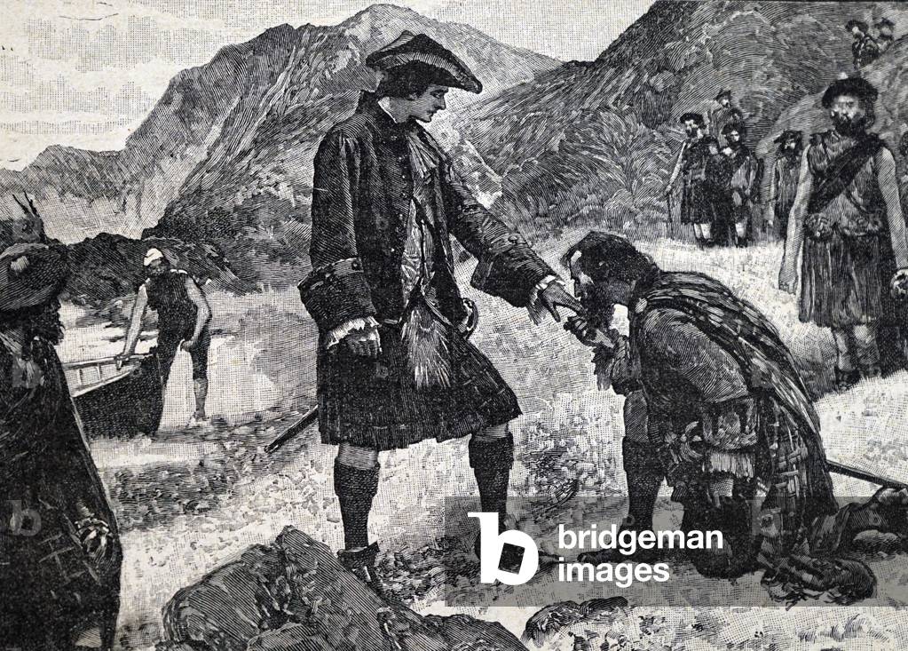 Jacobite Rising mit Prinz Charles Edward Stuart.