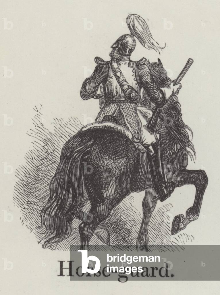 Guardia di cavallo (incisione)