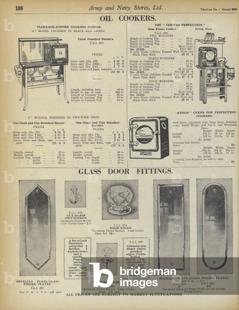 Page from Army and Navy Stores Catalogue, 1939-40 (litho)