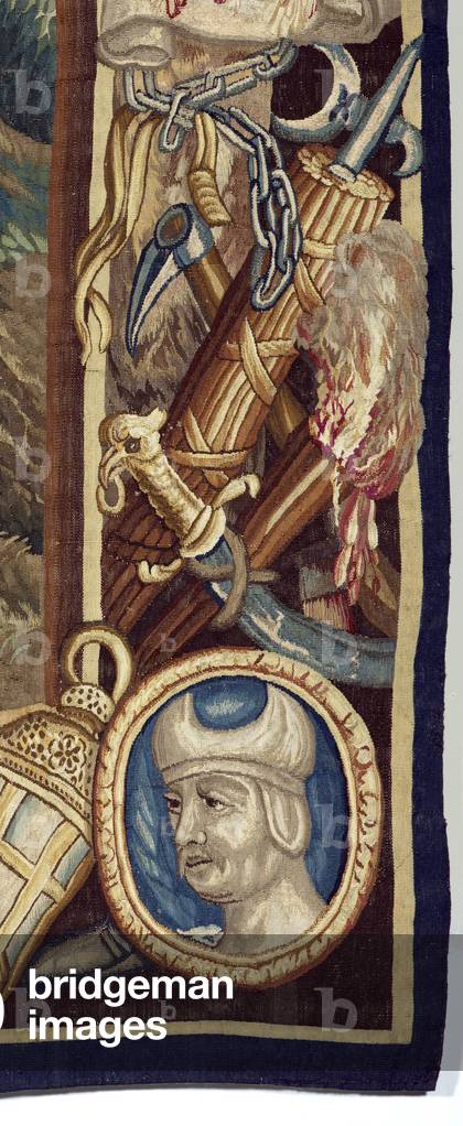 arazzo fiammingo. La glorificazione della santa Croce. XVII secolo. Proprietà della chiesa Sint-Walburgakerk O