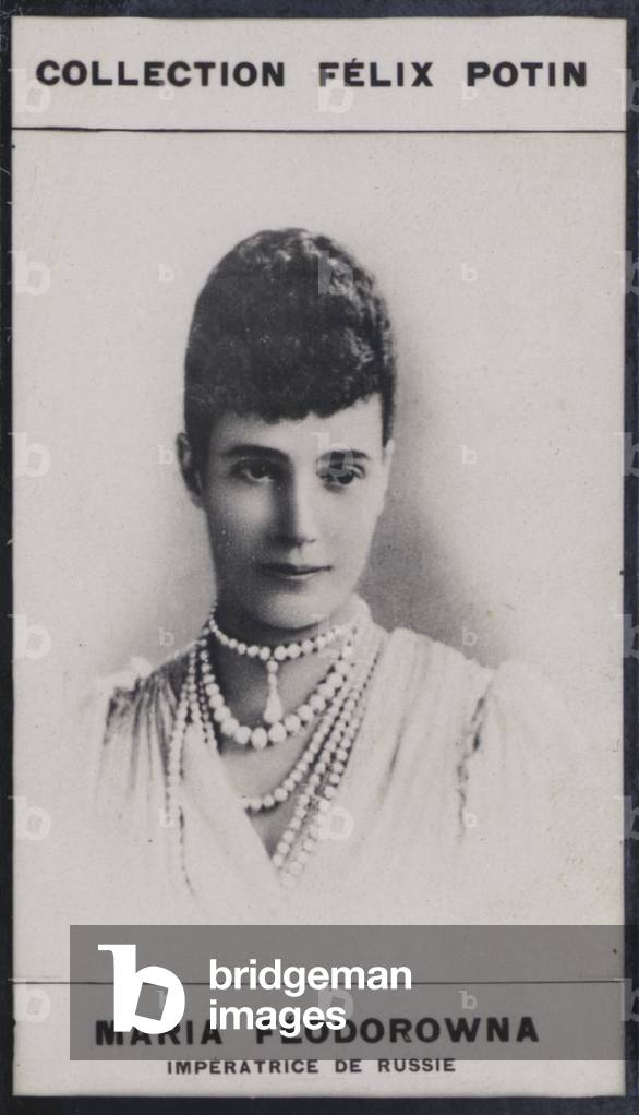 Maria-Feodorovna, Imperatrice Douariere De Russie (1847) (foto b/n)