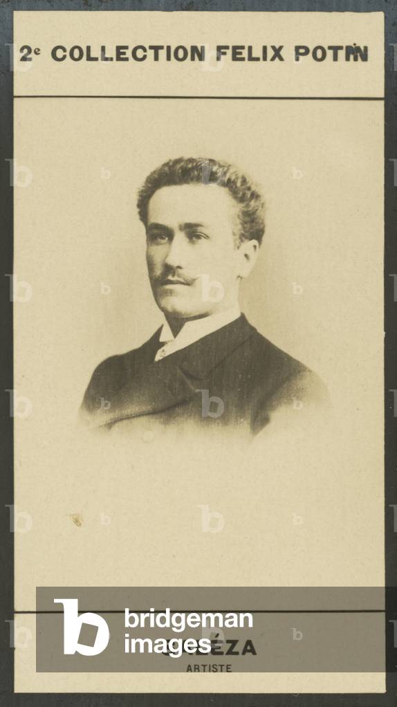 Albert Saleza, Artiste, 1867 (s/w Foto)