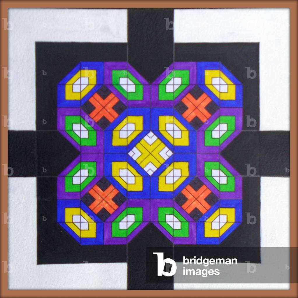 CROSSED SQUARE.2021 by Peter McClure