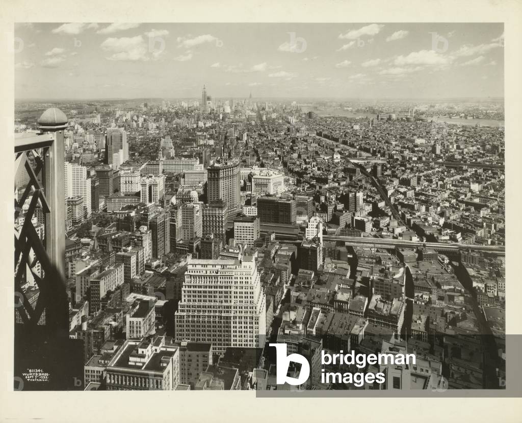 Vista generale, Manhattan, 1932 (stampa alla gelatina d'argento)