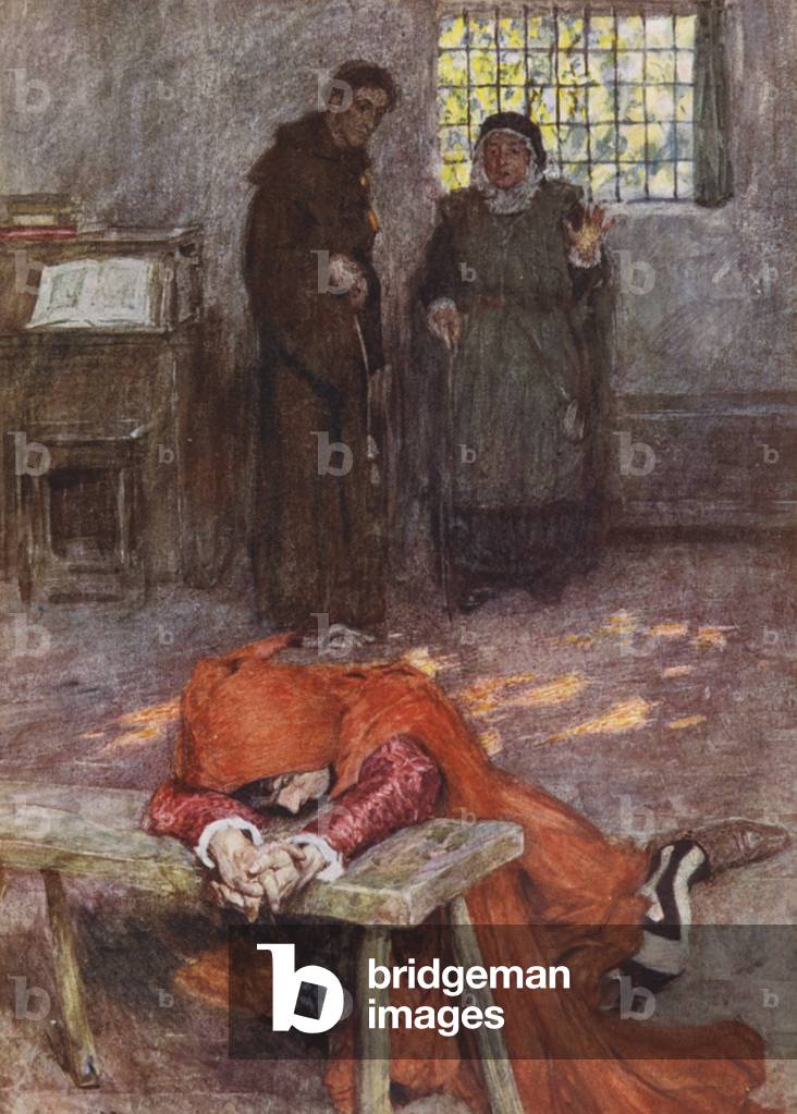 Bild von Druck "Shakespeares Romeo und Julia: Akt III" von William Hatherell