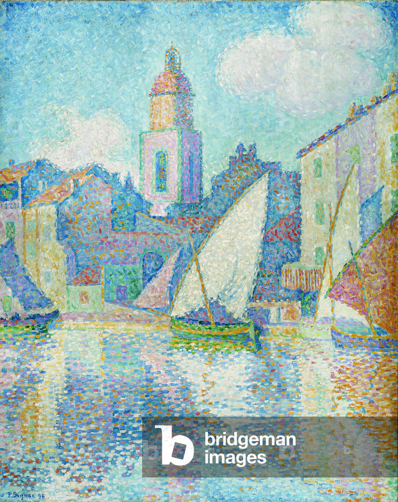 Steeple of Saint Tropez, 1896 (öl auf leinwand)