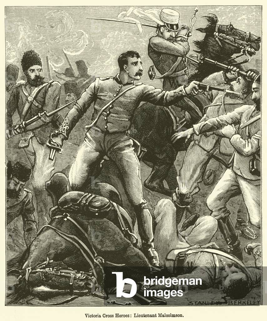 Victoria Cross Heroes, Lieutenant Malcolmson (gravure)