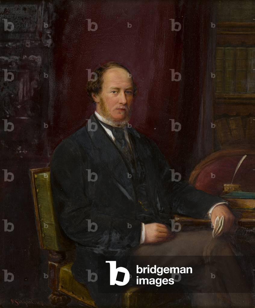 Portrait des 3. Earl of Bradford, um 1872 (Öl auf Leinwand)