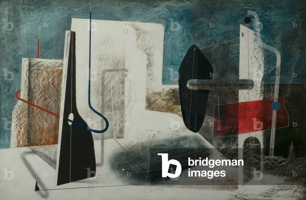 Bild von Druck "Metamorphosis" 1942 von John Tunnard