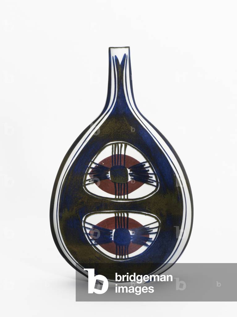 Vase “Fajance”, 1961 (glasiertes Steingut)
