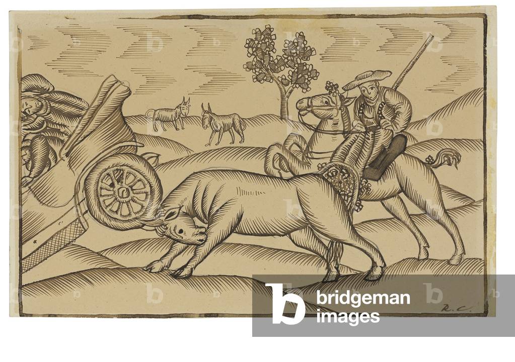 Image of Tourism in the Spanish Countryside (pencil, pen & ink on by ...