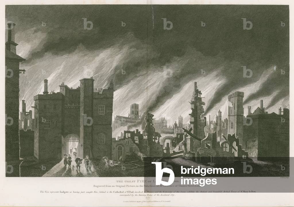 "il grande fuoco di londra" di English School