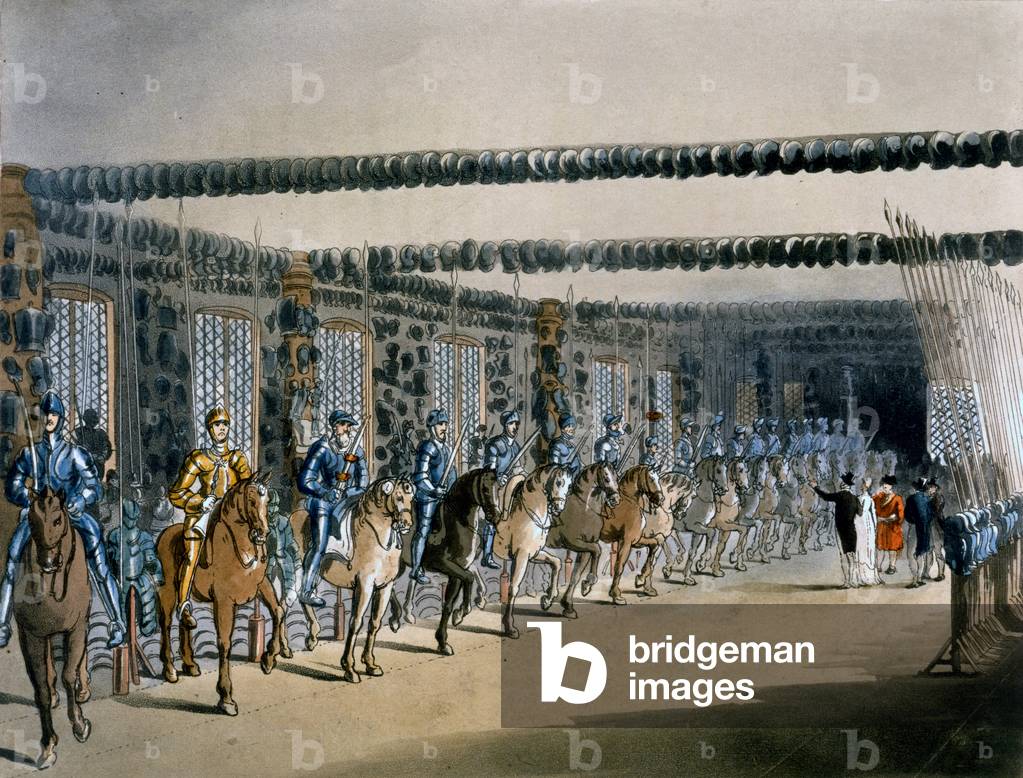 The Horse Armour Tower 1809 by A.C. Rowlandson