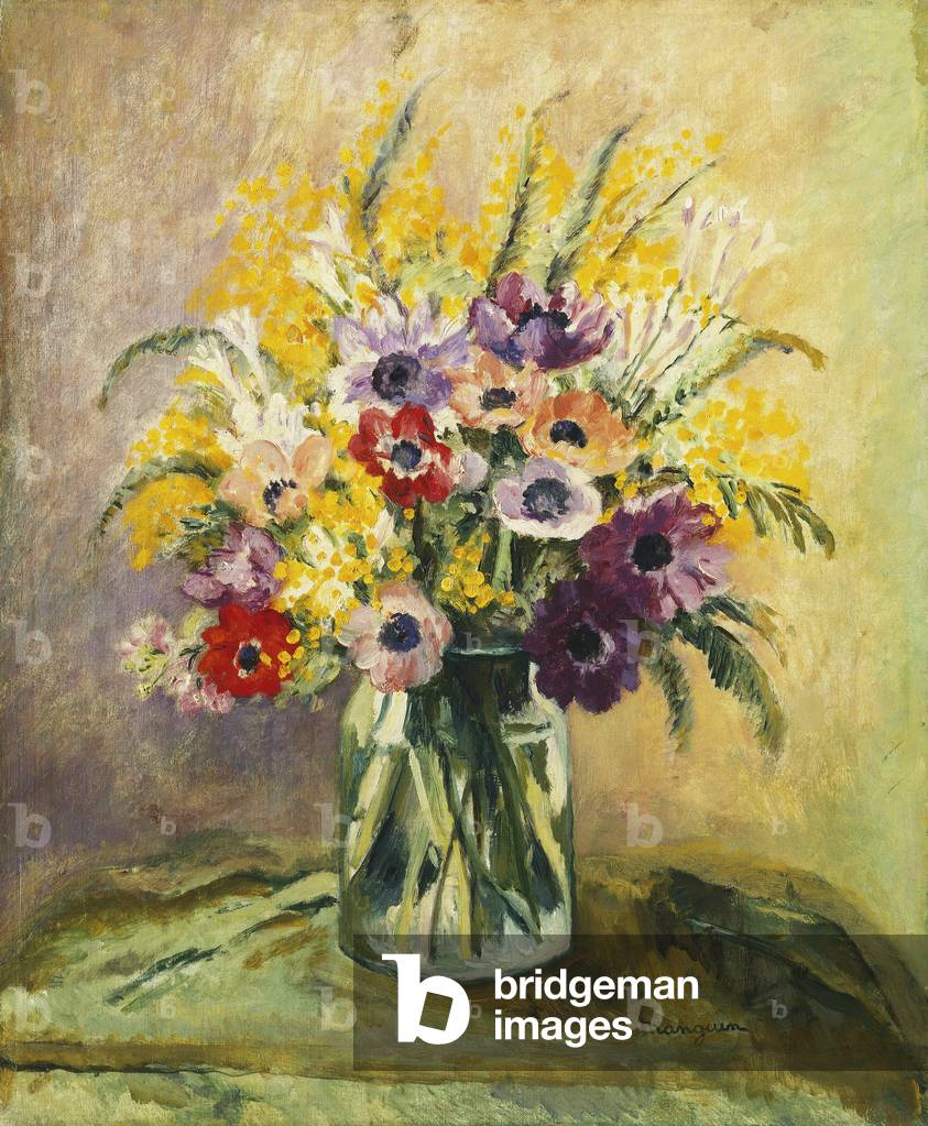 Anemones et Mimosas, 1938 (olio su tela)