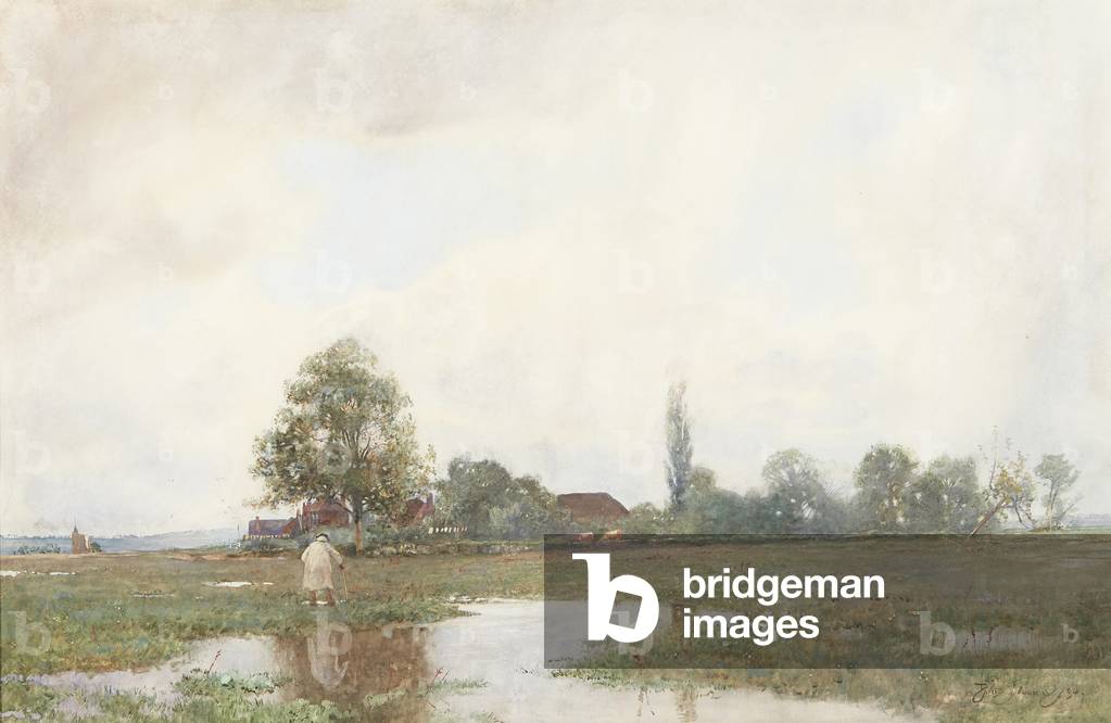 "Durch die Wasserwiese (Aquarell)" von David Murray