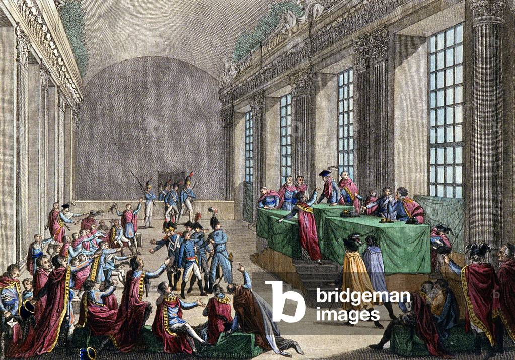 "colpo di stato del 9 novembre 1799 del generale Napoleone Bonaparte" 1801 di Jean Duplessis-Bertaux