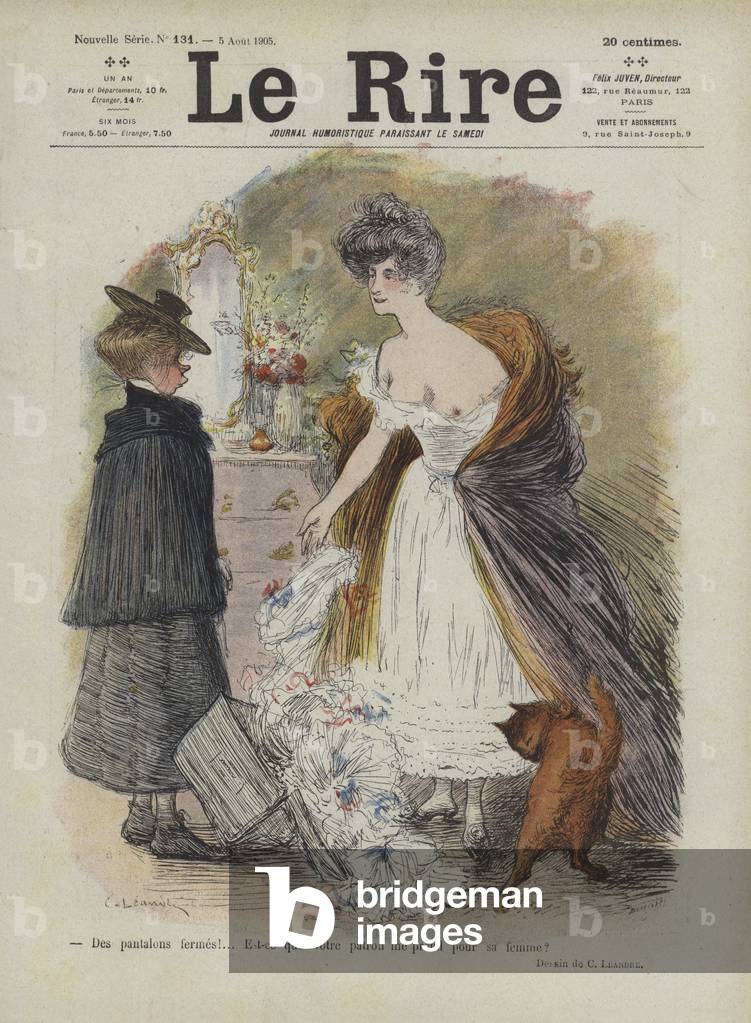 Illustrazione per Le Rire (color lito)