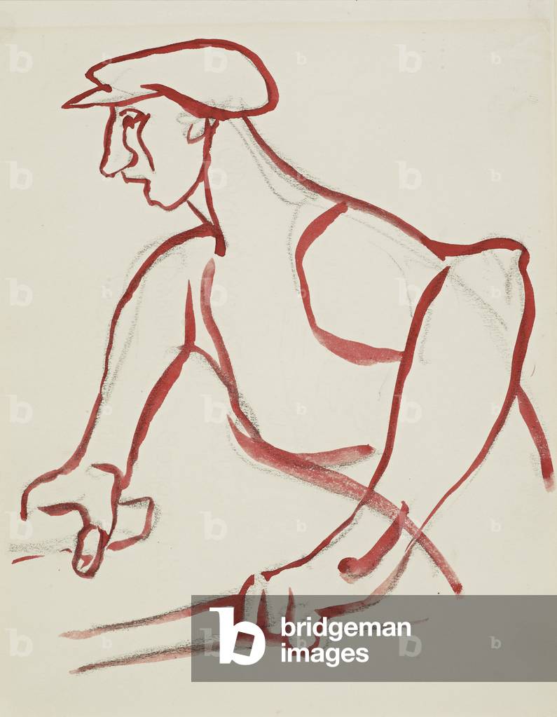 Workman, 1912-13 (circa) (drawing)