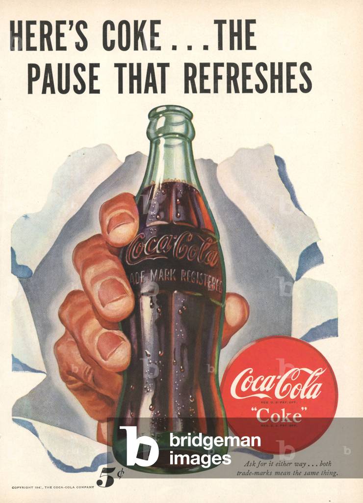Coca-Cola Magazine, advert, USA, 1940s