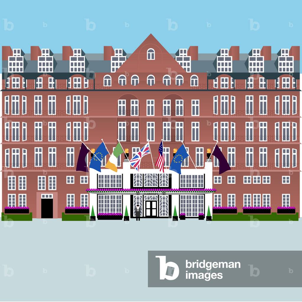 "Claridges Hotel" 2017 von Claire Huntley