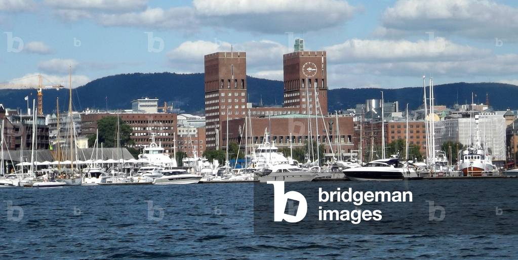 Image of Oslo City Hall (The rådhus) is the building which houses by ...