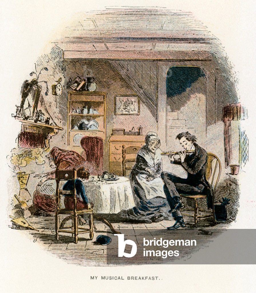 Illustrazione per David Copperfield (litografia a colori)