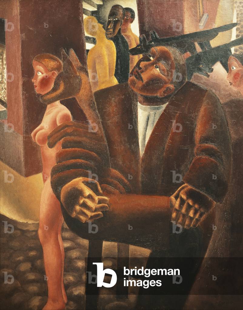 Dreaming; Le Reve Eveille - Droom bij Wake, c.1926-27 (olio su tela)