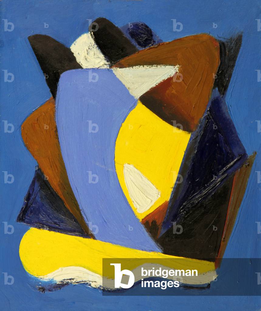 Komposition, 1970 (Tempera auf Papier)