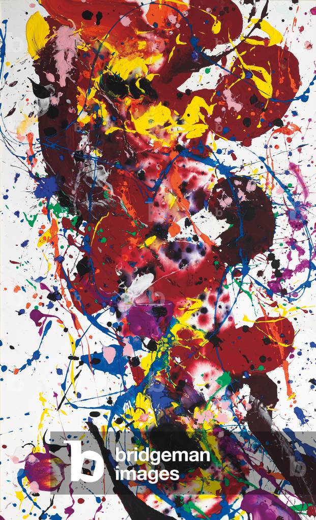 Image of Painting depicting Sunrise 1985 by Sam Francis