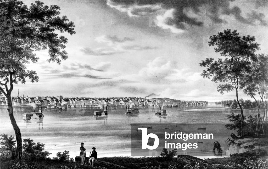 Image of SAINTSAINTSAINTSAINTSAINT LOUIS, MISSOURI, 1841 Une vue