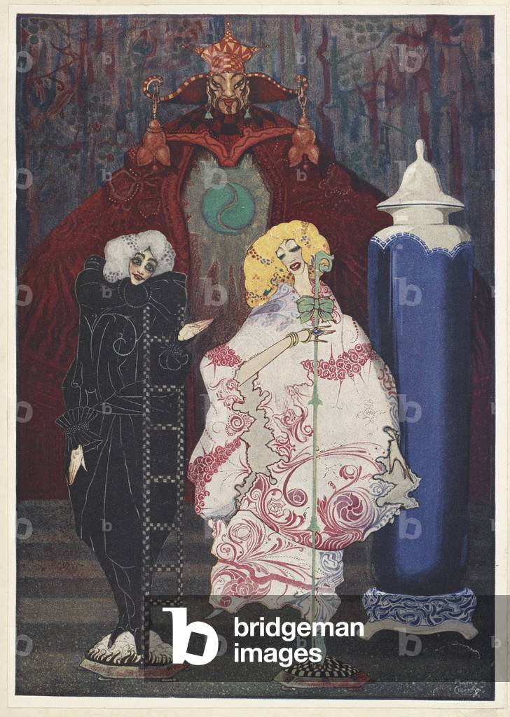 Image of Book depicting The Shepherdess and the Chimney-Sweeper. "Have you really courage to go into the wide 