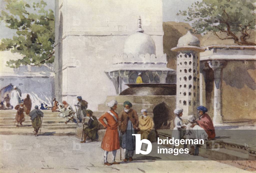 "il calderone al ingresso al dargah" di Alexander Henry Hallam Murray