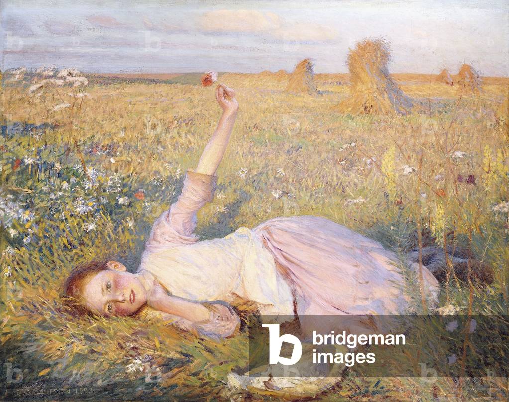 abend lied, 1893 (öl auf leinwand)