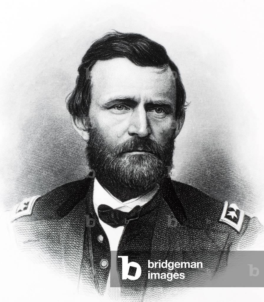 "Ulysses S. Grant (1822-1885)" 1864, b/w