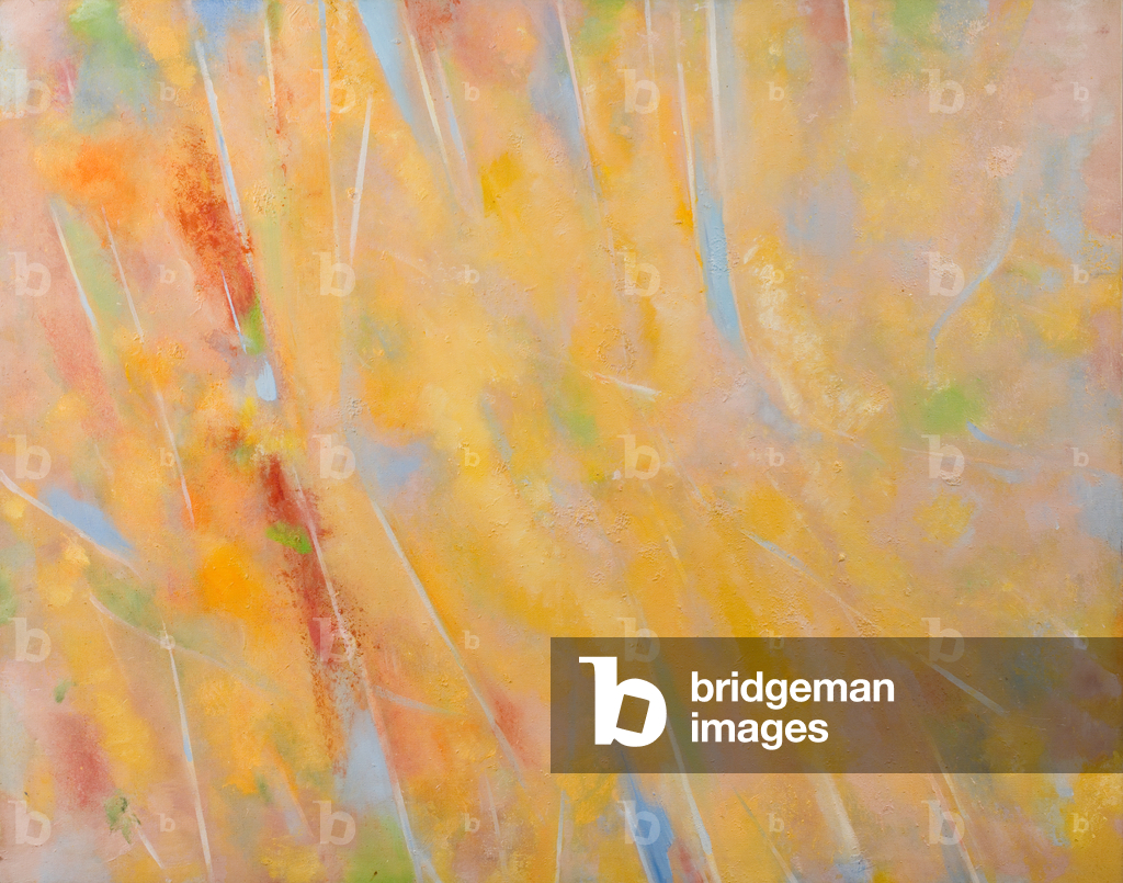 Image of Painting depicting SI5 (Peach and Gold) 1985 by John Golding