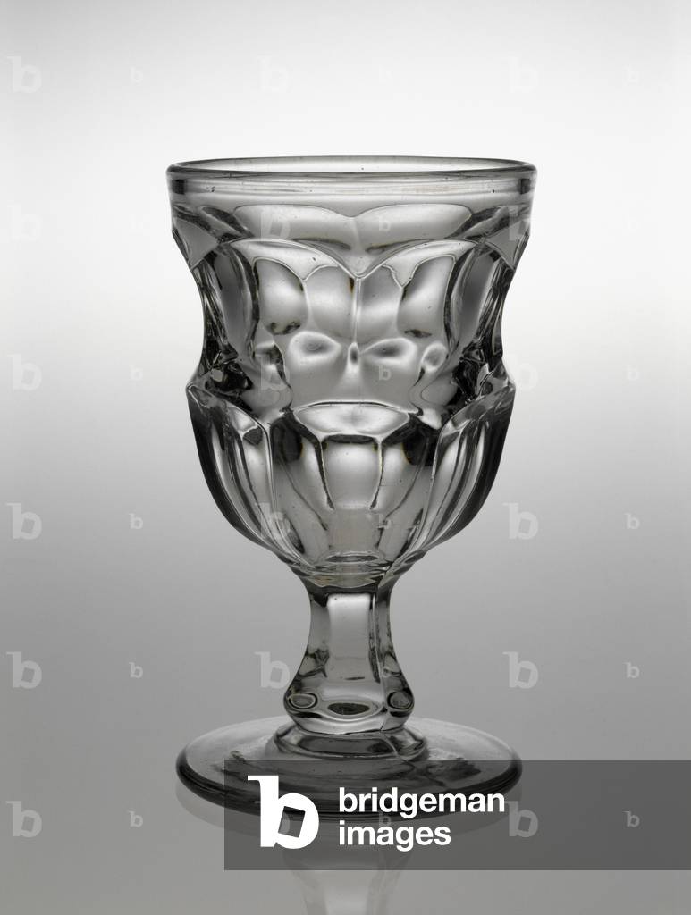 Goblet, c. 18501870 (flint glass)