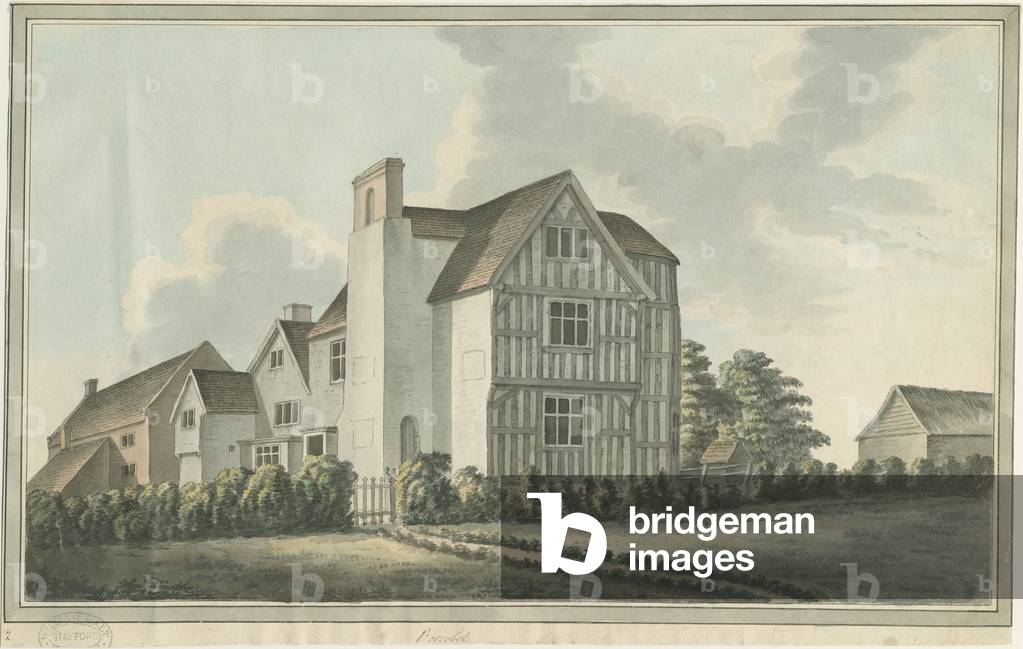 Boscobel Casa: acquerello pittura, nd [1796] (pittura)