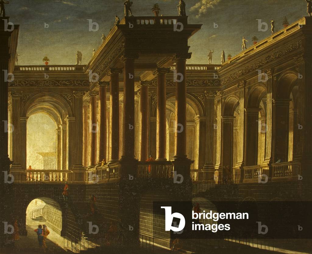 Immagine di Dipinto "Un ponte trionfale (olio su tela)" 1601 di Filippo Gagliardi
