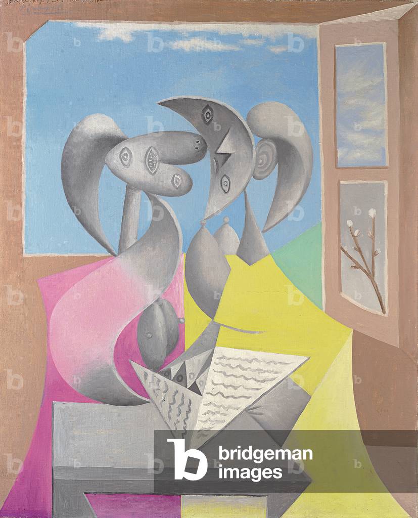 Deux figures (Marie-Therese et sa sœur Reading), 1934 (huile sur toile)