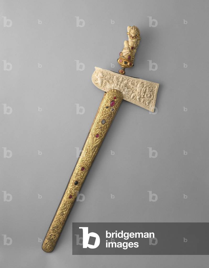 Kris, sec. XIX-XX (oro, avorio e pietre preziose)