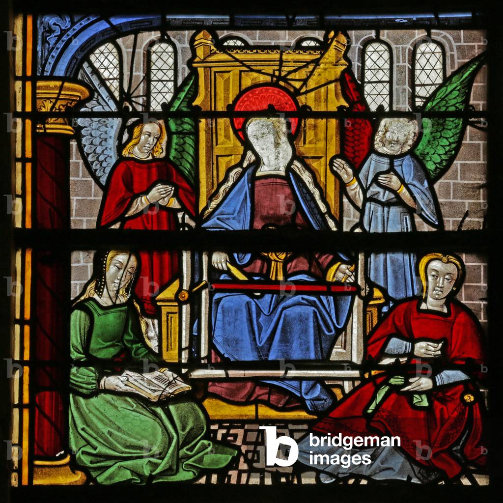 Window depicting the Virgin in the Temple by French Artist