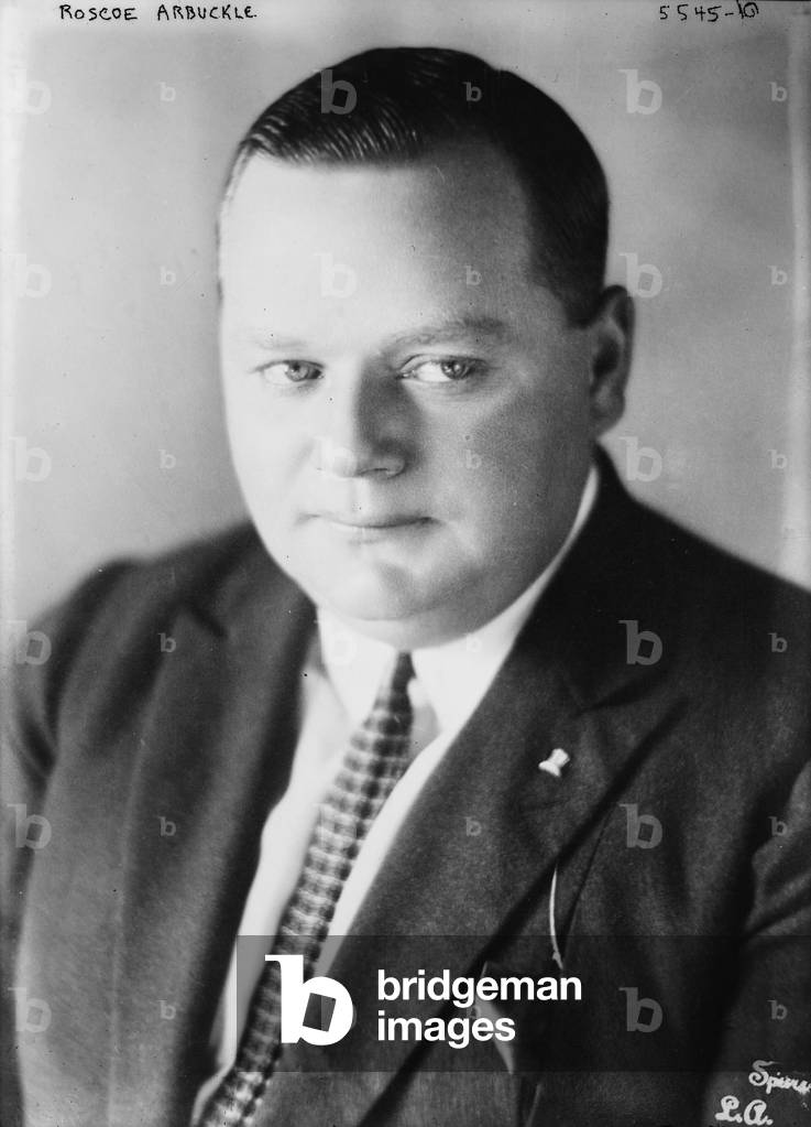 Image of Photography depicting Roscoe 'Fatty' Arbuckle (b/w photo) 1901 by American Photographer, b/w