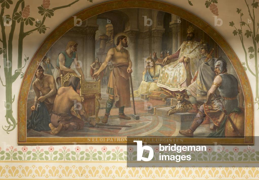 Bild von Fotografie "Kirche Notre Dame du Travail" 1899 von Joseph Uberti