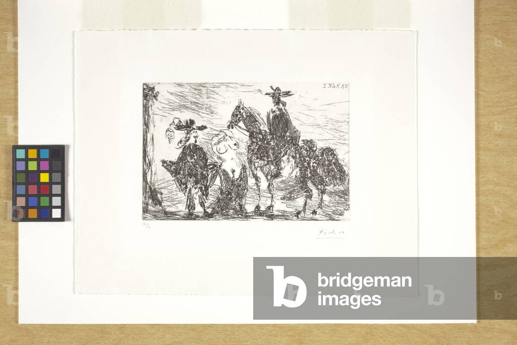 Series 347: 219 (etching) by Pablo Picasso