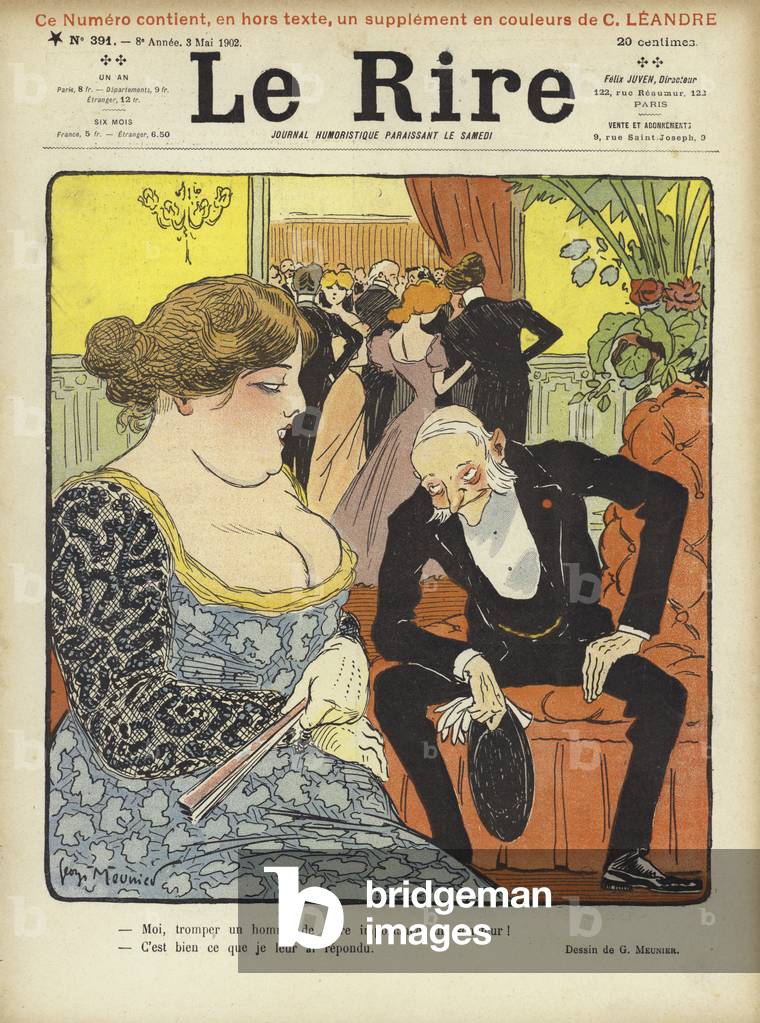 Illustration pour Le Rire (coloris litho) par Georges Meunier