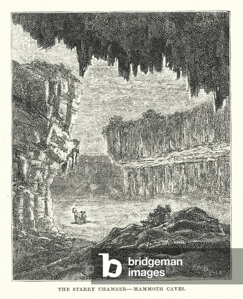 Die Sternenkammer, Mammuthöhlen (Gravur)