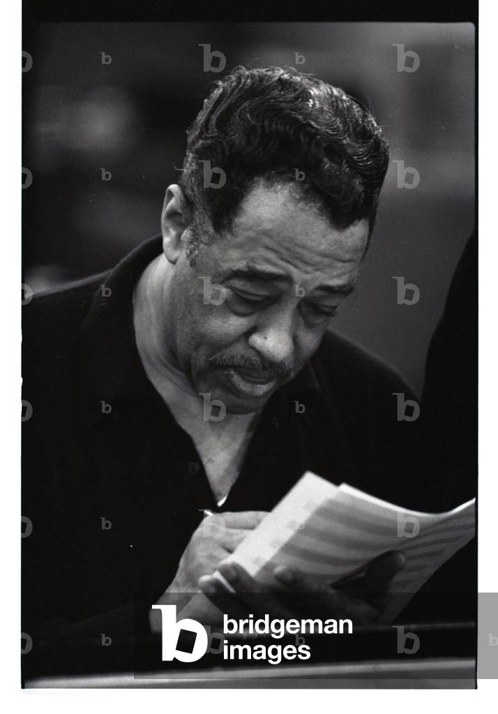 Image of Duke Ellington, New York, 1959 (b/w photo)
